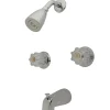 Online Americana Twin Acrylic Handle Tub and Shower Faucet Tub & Shower Sets|Tub Faucets