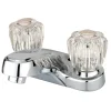 Americana Two Handle 4" Centerset Lavatory Faucet in Polished Chrome 4" Center Set