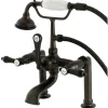 Hot Aqua Eden AE103T5BAL Bel Air Deck Mount Clawfoot Tub Faucet in Oil Rubbed Bronze Tub Faucets