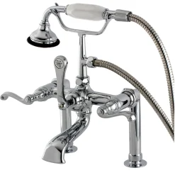 Online Aqua Eden AE104T1FL Royale Deck Mount Clawfoot Tub Faucet in Polished Chrome Tub Faucets