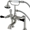Sale Aqua Eden AE103T8PKL Duchess Deck Mount Clawfoot Tub Faucet in Satin Nickel Tub Faucets