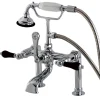 Hot Aqua Eden AE104T1PKL Duchess Deck Mount Clawfoot Tub Faucet in Polished Chrome Tub Faucets