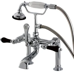 Hot Aqua Eden AE104T1PKL Duchess Deck Mount Clawfoot Tub Faucet in Polished Chrome Tub Faucets