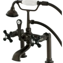 Clearance Aqua Eden AE103T5PKX Duchess Deck Mount Clawfoot Tub Faucet in Oil Rubbed Bronze Tub Faucets