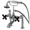 Online Aqua Eden AE104T1PKX Duchess Deck Mount Clawfoot Tub Faucet in Polished Chrome Tub Faucets