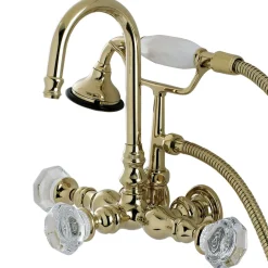 Best Aqua Eden Celebrity Wall Mount Clawfoot Tub Faucet Tub Faucets