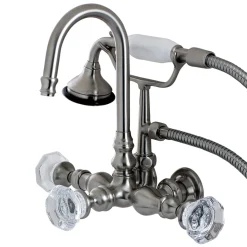 Best Aqua Eden Celebrity Wall Mount Clawfoot Tub Faucet Tub Faucets