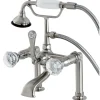 Best Aqua Eden Celebrity Deck Mount Clawfoot Tub Faucet Tub Faucets