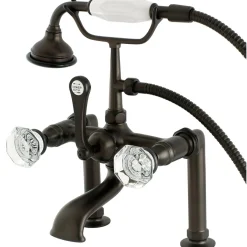 Best Aqua Eden Celebrity Deck Mount Clawfoot Tub Faucet Tub Faucets