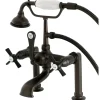 Sale Aqua Eden Millennium Deck Mount Clawfoot Tub Faucet Tub Faucets