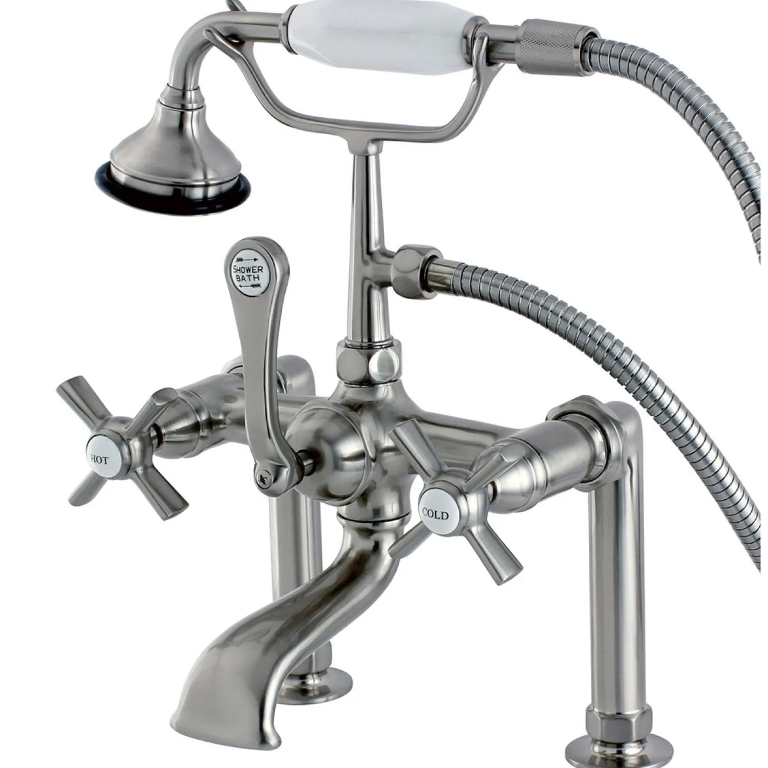 Sale Aqua Eden Millennium Deck Mount Clawfoot Tub Faucet Tub Faucets