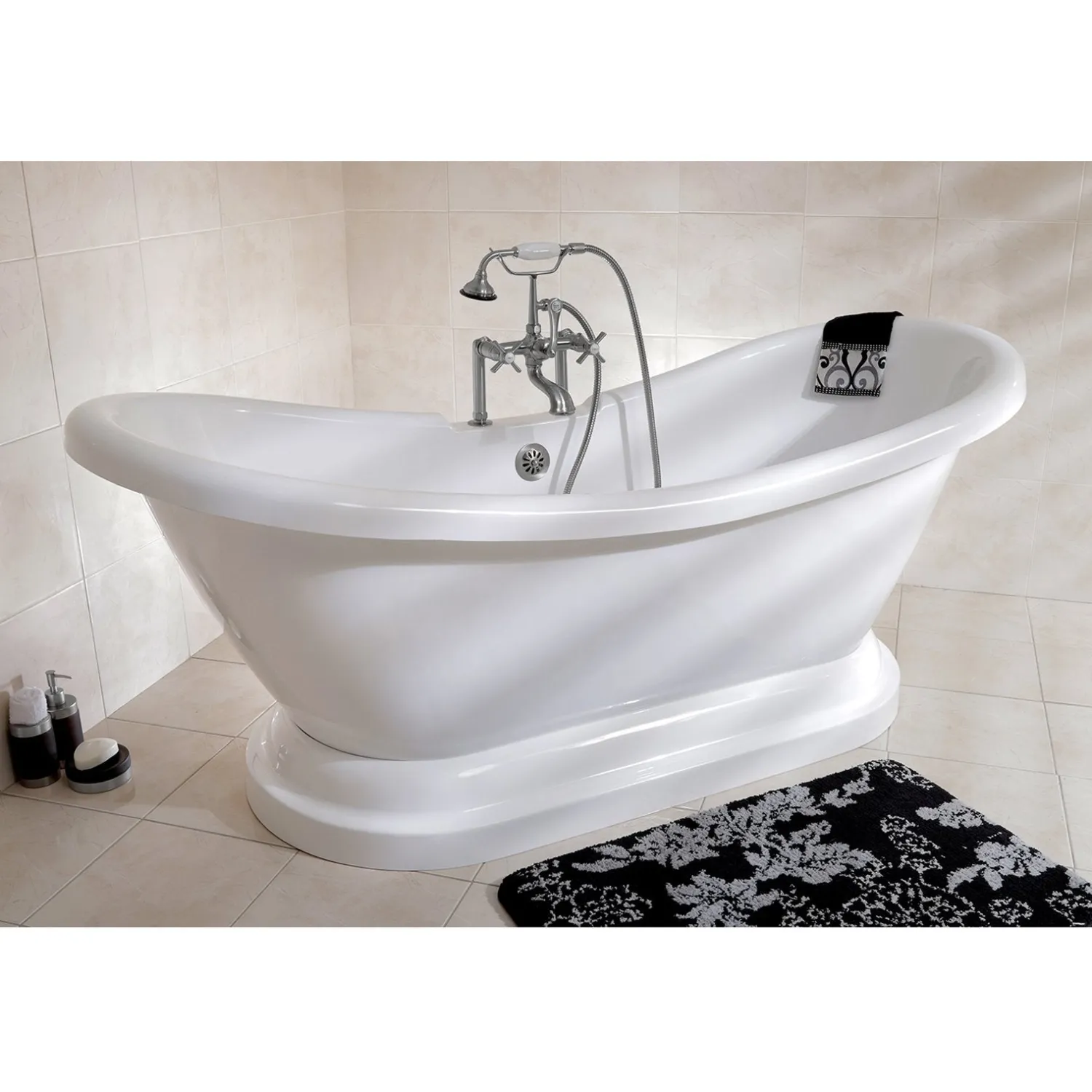 Sale Aqua Eden Millennium Deck Mount Clawfoot Tub Faucet Tub Faucets