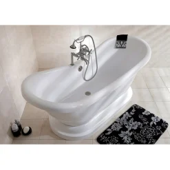 Sale Aqua Eden Millennium Deck Mount Clawfoot Tub Faucet Tub Faucets