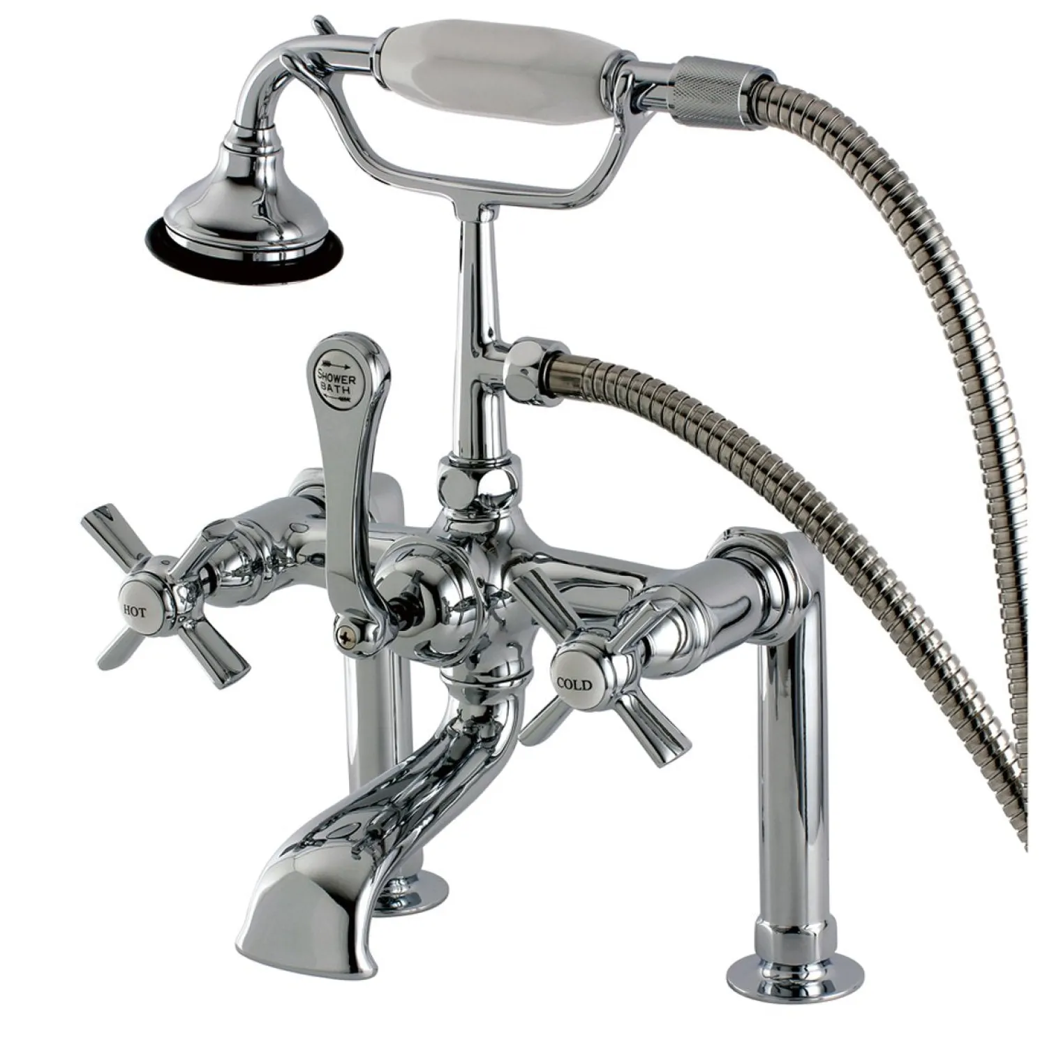 Sale Aqua Eden Millennium Deck Mount Clawfoot Tub Faucet Tub Faucets