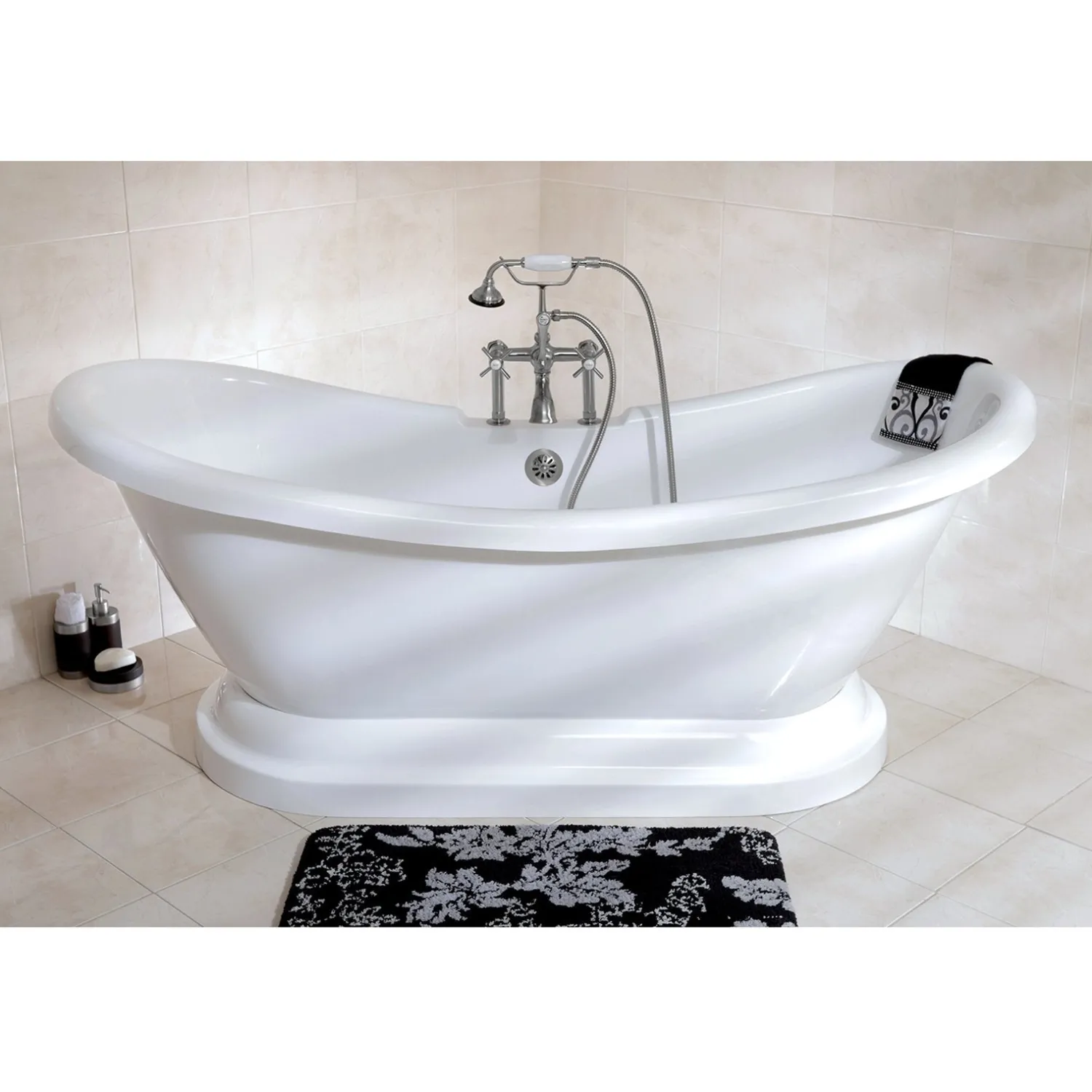 Sale Aqua Eden Millennium Deck Mount Clawfoot Tub Faucet Tub Faucets