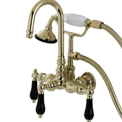Discount Aqua Eden Restoration Onyx Wall Mount Clawfoot Tub Faucet Tub Faucets