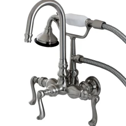 Clearance Aqua Eden Royale Wall Mount Clawfoot Tub Faucet Tub Faucets