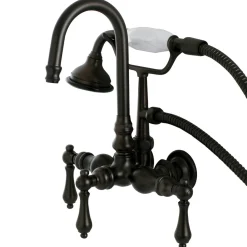 Outlet Aqua Eden Vintage Wall Mount Clawfoot Tub Faucet Tub Faucets