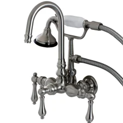 Outlet Aqua Eden Vintage Wall Mount Clawfoot Tub Faucet Tub Faucets