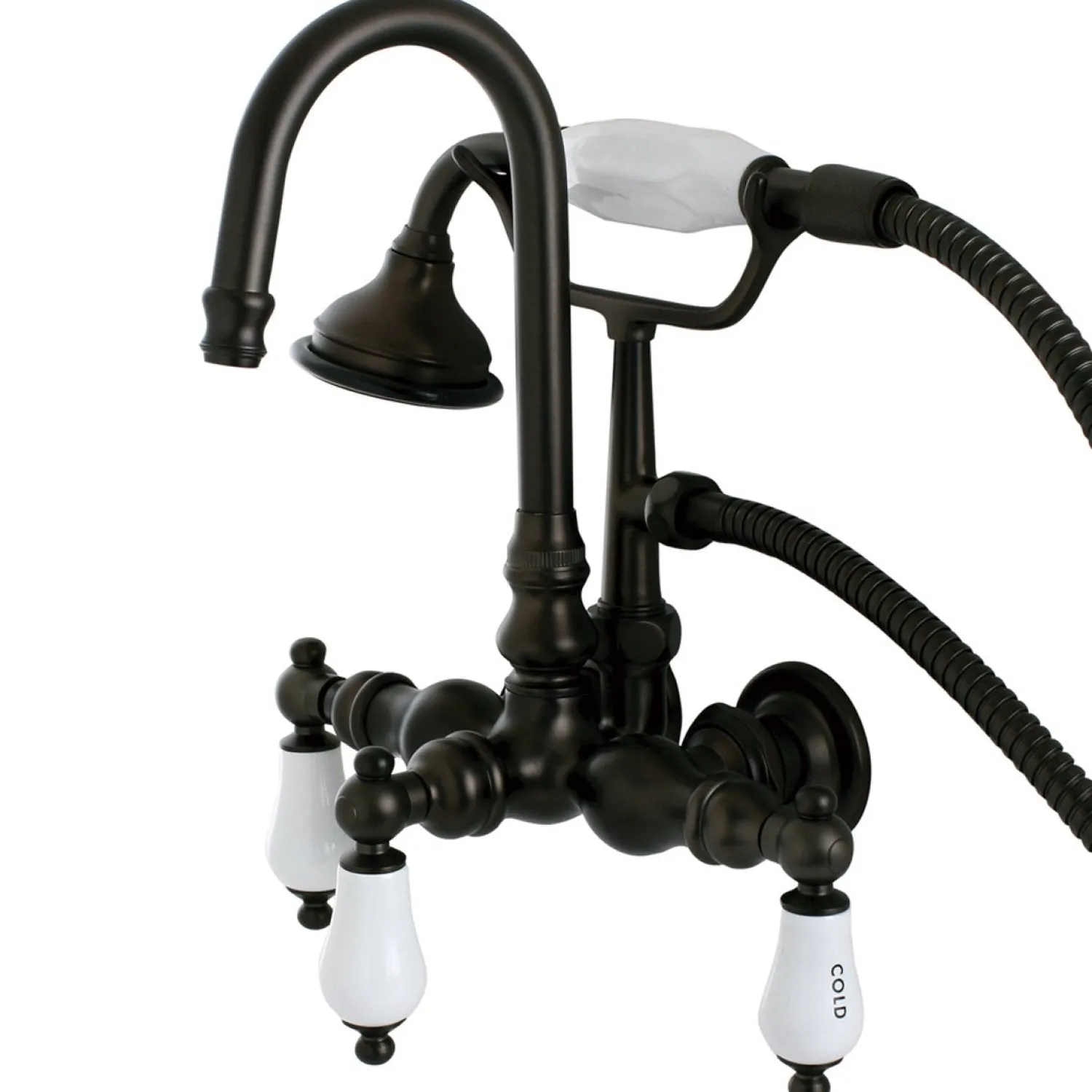 Aqua Eden Wall Mount Clawfoot Tub Faucet Tub Faucets