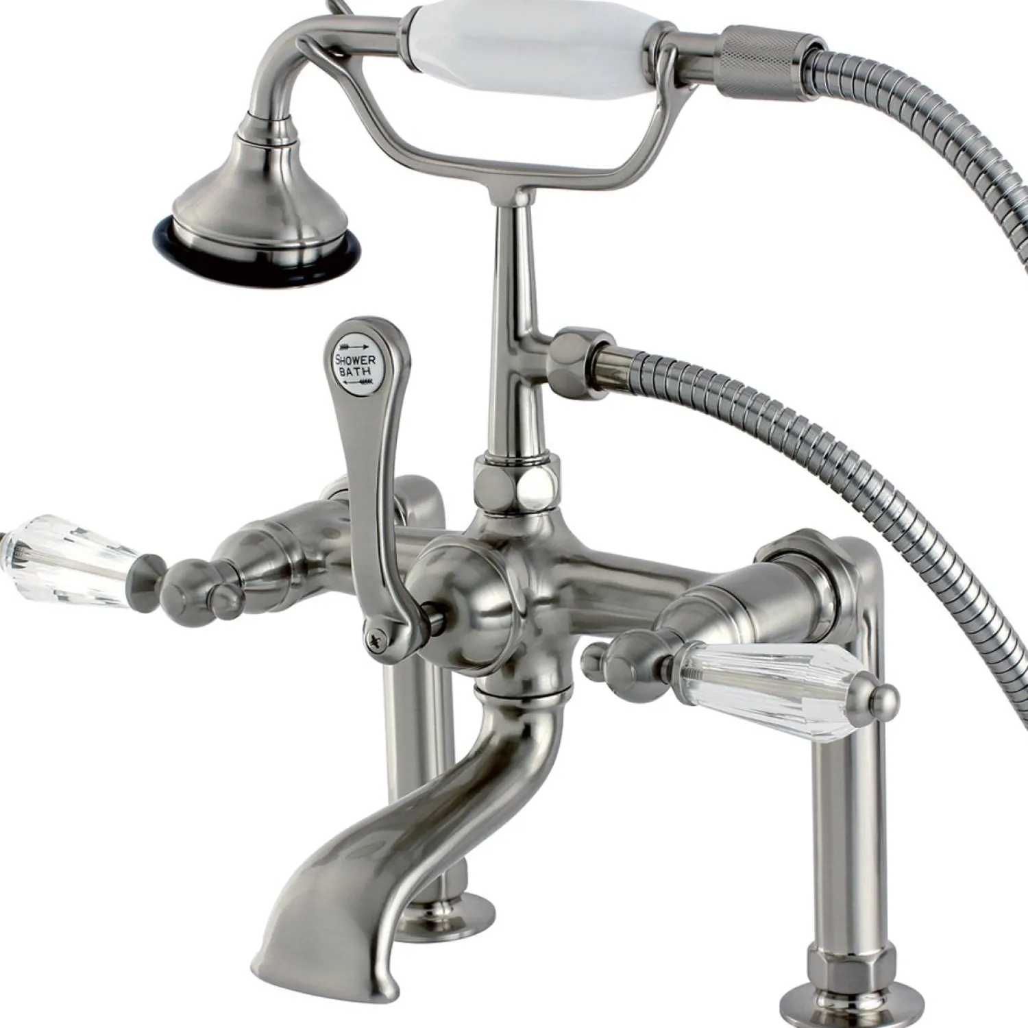 Sale Aqua Eden Wilshire Deck Mount Clawfoot Tub Faucet Tub Faucets