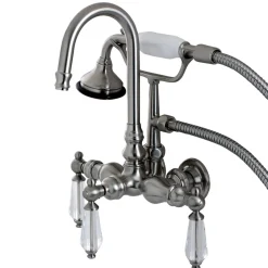 Best Aqua Eden Wilshire Wall Mount Clawfoot Tub Faucet Tub Faucets
