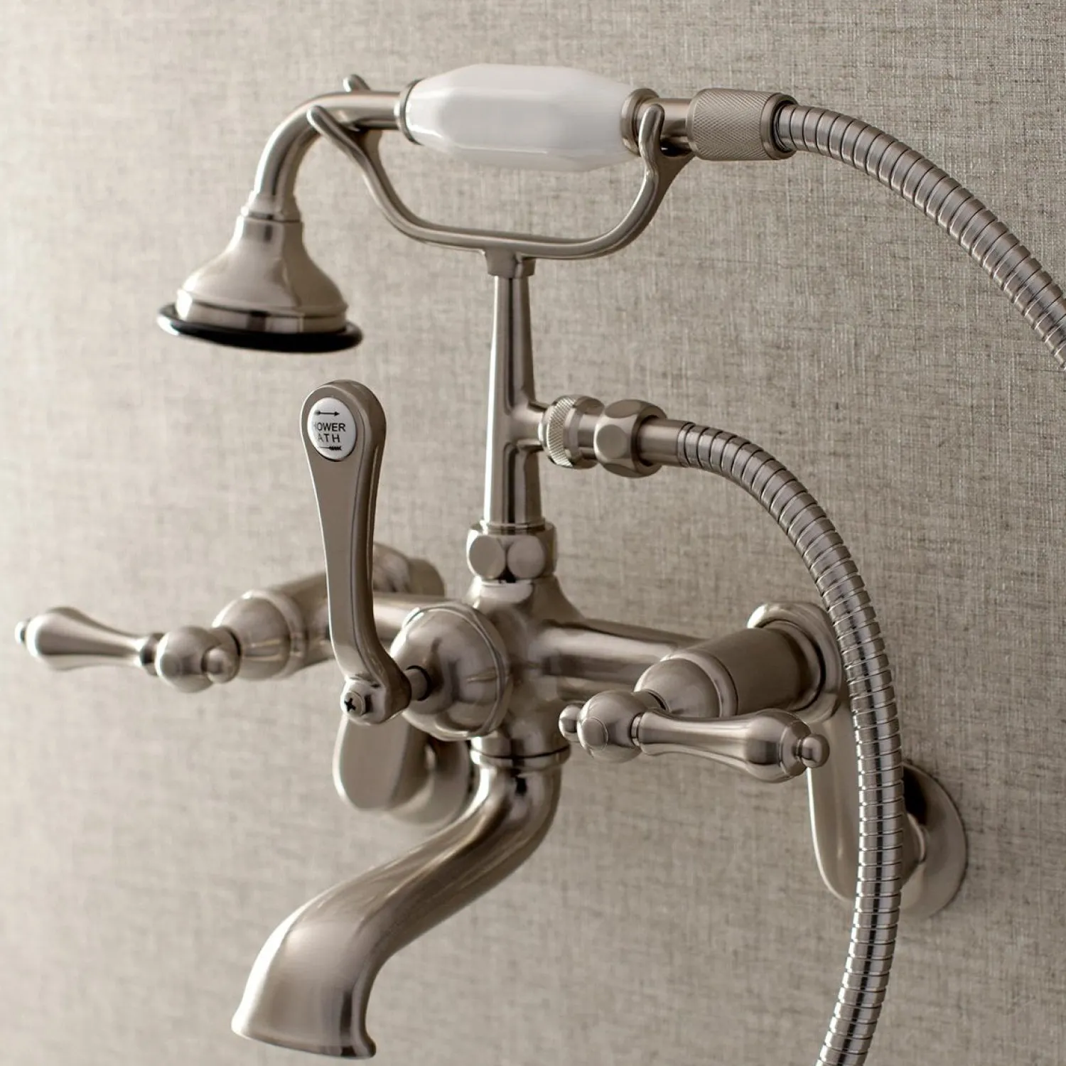 Sale Aqua Vintage 2-Handle Wall Mount Tub Faucet Tub & Shower Sets|Tub Faucets