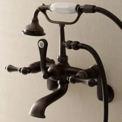 Sale Aqua Vintage 2-Handle Wall Mount Tub Faucet Tub & Shower Sets|Tub Faucets