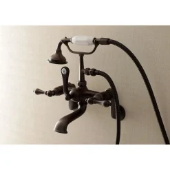 Sale Aqua Vintage 2-Handle Wall Mount Tub Faucet Tub & Shower Sets|Tub Faucets