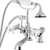 Discount Aqua Vintage 7-Inch Tub Faucet with Hand Shower in Polished Chrome Tub Faucets