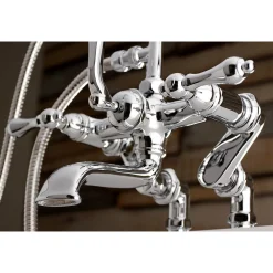 Sale Aqua Vintage 7-Inch Adjustable Clawfoot Tub Faucet with Hand Shower Tub Faucets