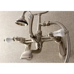 Sale Aqua Vintage Two-Handle Wall Mount Tub Faucet Tub & Shower Sets|Tub Faucets