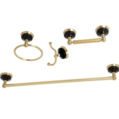 Discount BAK9111478X-P Water Onyx 4-Piece Bathroom Accessory Set Accessory Packages