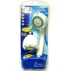 New Barcelona Shower Kit with Adjustable Hand Shower in White Handheld Shower Heads