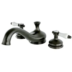 Hot Bel-Air Deck Mount Roman Tub Filler with Lever Handle Tub Faucets