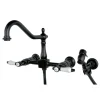 Best Bel-Air 8-Inch Centerset Wall Mount Kitchen Faucet with Brass Sprayer Wall Mounted Kitchen Faucets