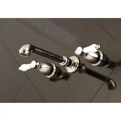 Bel-Air Two-Handle Wall Mount Bathroom Faucet Wall Mount