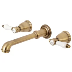 Bel-Air Two-Handle Wall Mount Bathroom Faucet Wall Mount