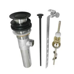 Brass Pop-Up Drain with Overflow Hole Sink Drains|Overflow Bathroom Sink Drains