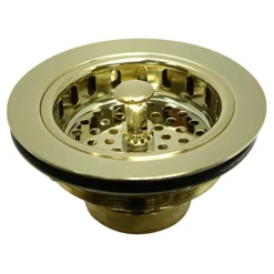 Online Cast Brass Heavy Duty Basket Strainer Sink Drains, Disposer Flanges & Air Gaps