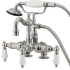 New CC1015T8 Vintage 3-3/8" Deck Mount Tub Filler in Satin Nickel Tub Faucets