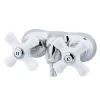 CC50T1 Vintage 3-3/8" Wall Mount Clawfoot Tub Filler Tub Faucets
