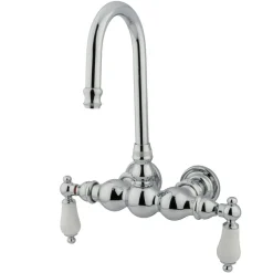Best CC6T1 Vintage Wall Mount Clawfoot Tub Filler Faucet Tub Faucets