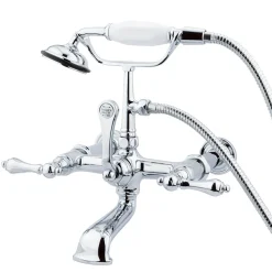 Online CC542T1 Vintage Wall Mount Clawfoot Tub Filler with Hand Shower Tub Faucets