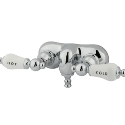Hot CC44T1 Vintage 3-3/8" Wall Mount Clawfoot Tub Filler Tub Faucets