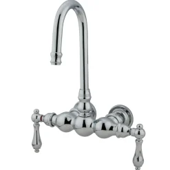 Sale CC2T1 Vintage 3-3/8" Wall Mount Clawfoot Tub Filler Tub Faucets