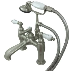 Sale CC607TX-P Vintage 7-Inch Deck Mount Tub Faucet with Hand Shower Tub Faucets