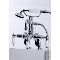 Outlet CC6017TX-P Vintage Clawfoot Tub Faucet with Hand Shower Tub Faucets