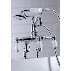 Hot CC6015TX-PVintage Clawfoot Tub Faucet with Hand Shower Tub Faucets