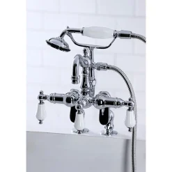 Hot CC6015TX-PVintage Clawfoot Tub Faucet with Hand Shower Tub Faucets